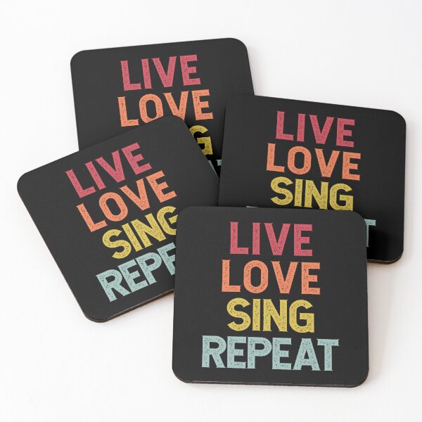 Item preview, Distressed Live Love Sing Repeat  designed and sold by PeachesMommy.