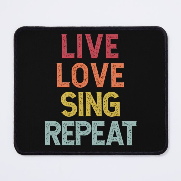 Item preview, Distressed Live Love Sing Repeat designed and sold by PeachesMommy.