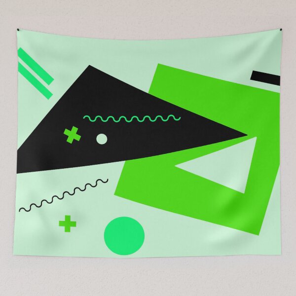 Item preview, Memphis Style Geometric designed and sold by TotallyRetroArt.