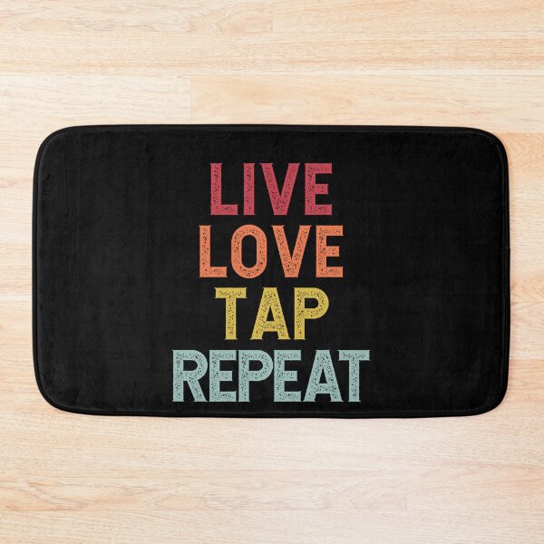 Item preview, Distressed Live Love Tap Repeat  designed and sold by PeachesMommy.