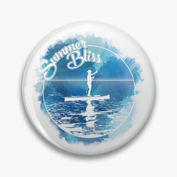 Item preview, "Summer Bliss" Watercolour Paddle Board designed and sold by CandOCreative.