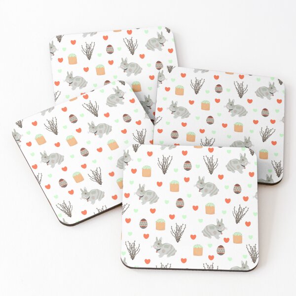 Item preview, Easter seamless pattern with rabbit designed and sold by OM-lova.