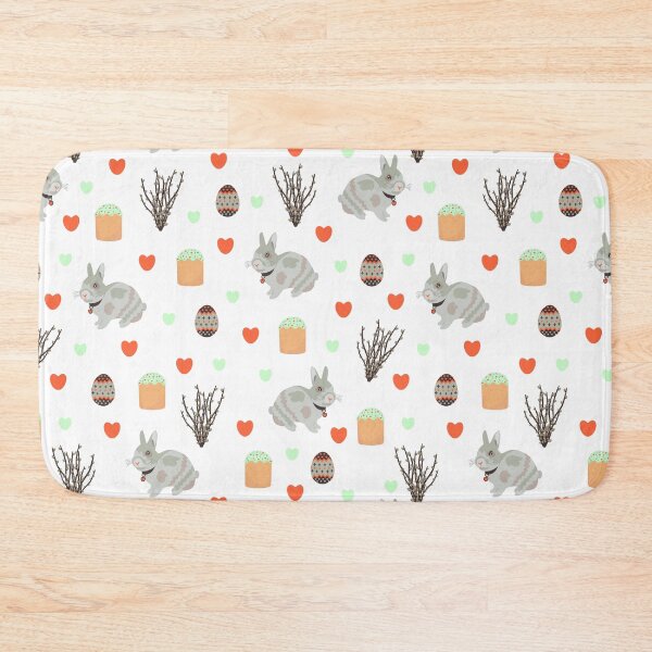 Item preview, Easter seamless pattern with rabbit designed and sold by OM-lova.