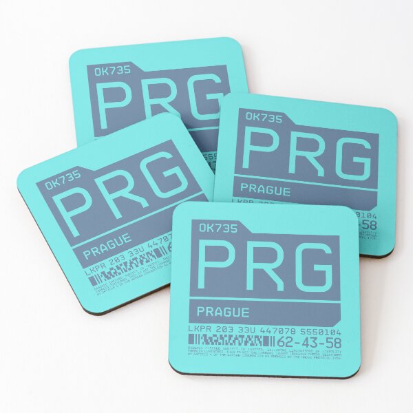 Item preview, Luggage Tag C - PRG Prague Airport Czech Republic Czechia designed and sold by VoodooCircus.