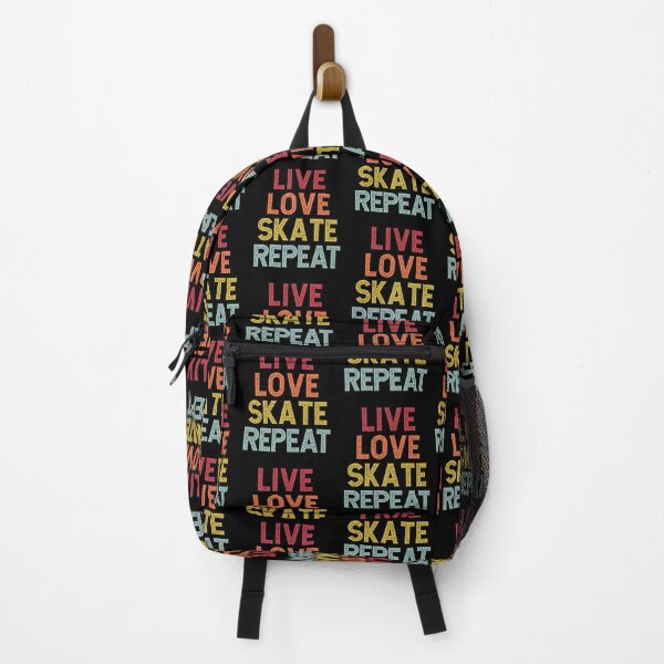 Item preview, Distressed Live Love Skate Repeat designed and sold by PeachesMommy.