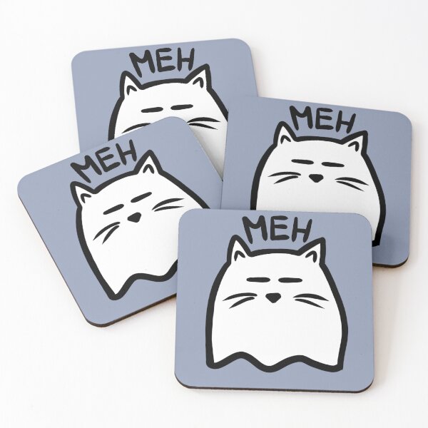 Item preview, Meh ghost cat designed and sold by babysnaily.