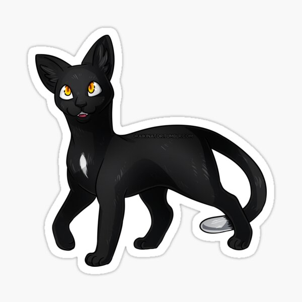 Ravenpaw Warrior Cat Fan Kiss-cut Sticker -  Israel