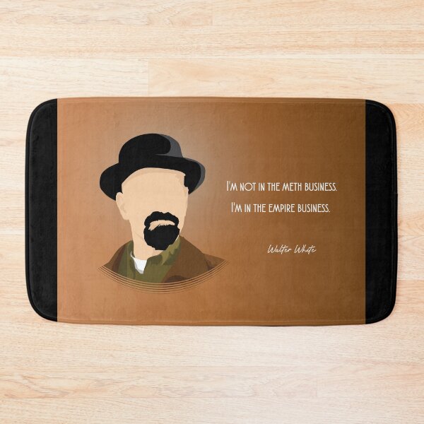Item preview, I'm Not In The Meth Business. I'm In The Empire Business - Walter White - Minimalist TV Art - Drama Quote designed and sold by PopCultArcade.
