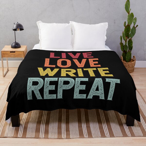 Item preview, Distressed Live Love Write Repeat designed and sold by PeachesMommy.