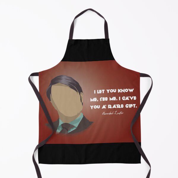 Item preview, I Let You Know Me See Me. I Gave You A Rare Gift - Hannibal Lector - Minimalist TV Art - Crime Drama Quote designed and sold by PopCultArcade.