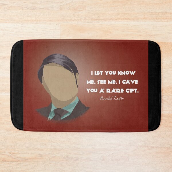 Item preview, Te Dejo Conocerme Verme. Te di un regalo raro - Hannibal Lector - Arte de TV minimalista - Cita de drama criminal designed and sold by PopCultArcade.