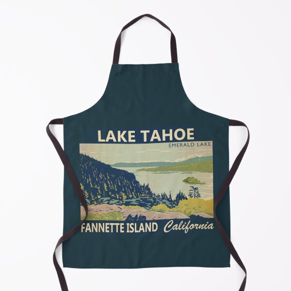 Item preview, Lake Tahoe Fannette Island Vintage designed and sold by KrisSidDesigns.