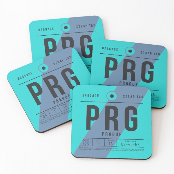Item preview, Luggage Tag E - PRG Prague Czech Republic Czechia designed and sold by VoodooCircus.