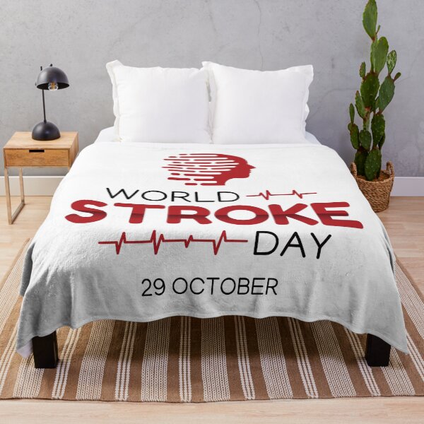 Aperçu de l'œuvre World Stroke Day créée et vendue par yes-com.