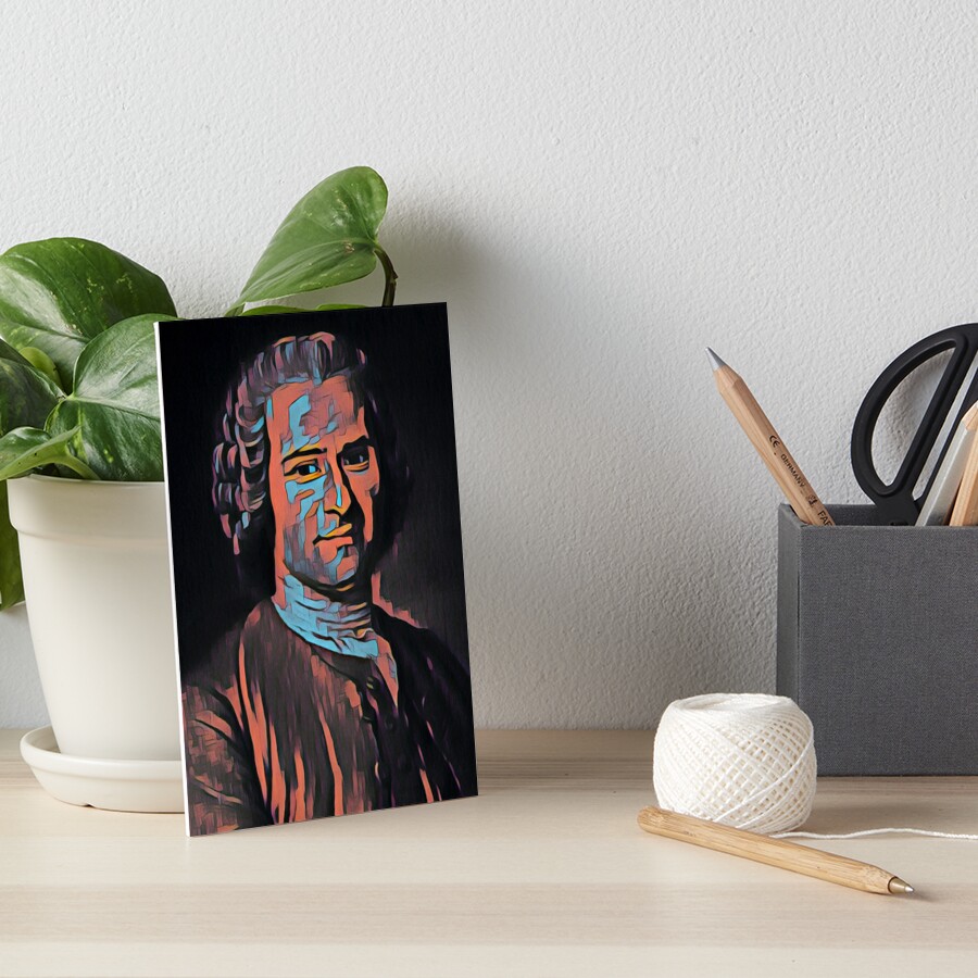 Jean-Jacques Rousseau Artwork  Art Board Print for Sale by Suyogsonar25