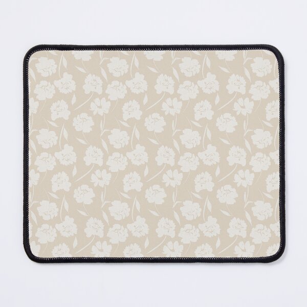 Item preview, Floral - Pure White + Natural Linen designed and sold by NolkDesign.