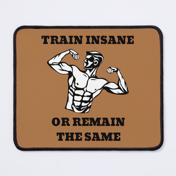 Item preview, Train Insane Or Remain The Same Dumbbell designed and sold by Pawn Shop JB.
