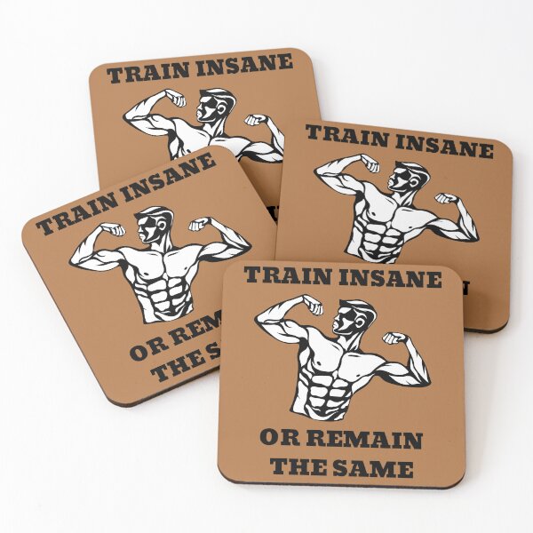 Item preview, Train Insane Or Remain The Same Dumbbell designed and sold by Pawn Shop JB.
