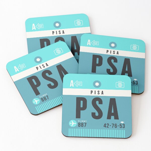Artikelvorschau, Luggage Tag A - PSA Pisa Italy entworfen und verkauft von VoodooCircus.
