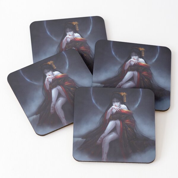 Rasetsu (japanese demon) Coasters (Set of 4)