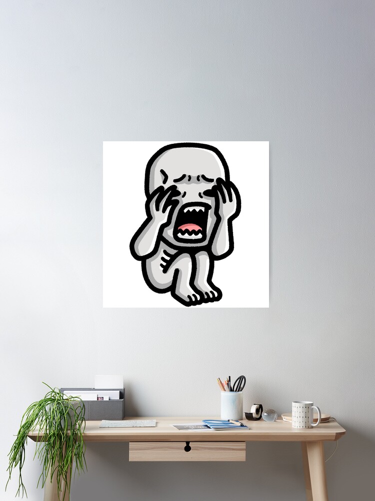 SCP-096 Shy Guy Sticker for Sale by BusinessTanuki