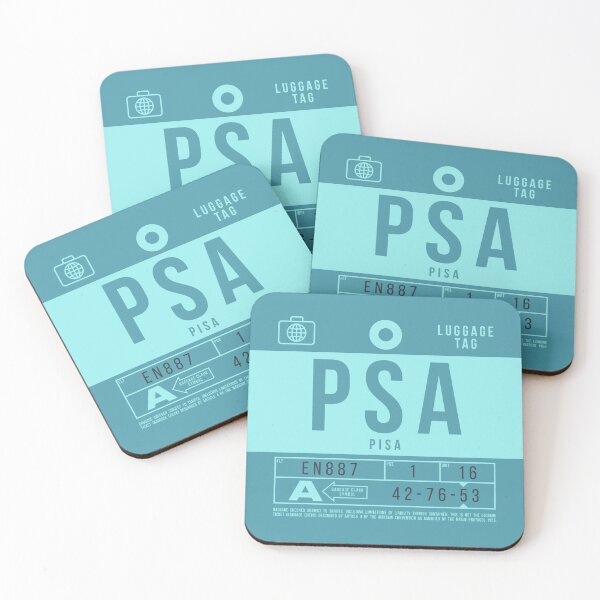 Artikelvorschau, Luggage Tag B - PSA Pisa Italy entworfen und verkauft von VoodooCircus.