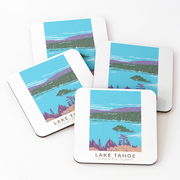 Item preview, Lake Tahoe Coquette Island Vintage designed and sold by KrisSidDesigns.