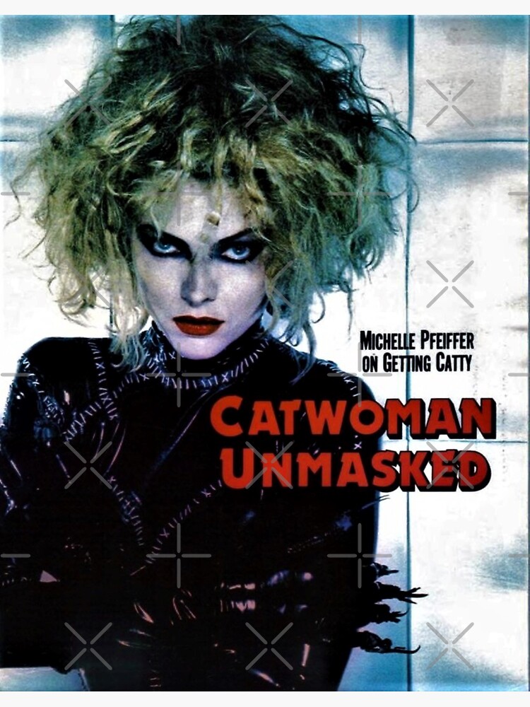 "Michelle Pfeiffer Catwoman Unmasked" Sticker for Sale by brussouilisse