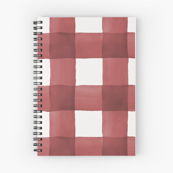 Item preview, Watercolor Gingham Checks Pattern - Red designed and sold by MLTDesignLab.