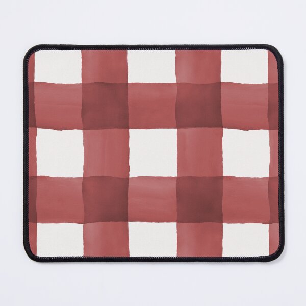 Item preview, Watercolor Gingham Checks Pattern - Red designed and sold by MLTDesignLab.
