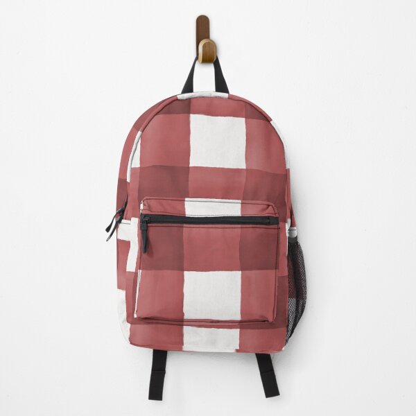 Item preview, Watercolor Gingham Checks Pattern - Red designed and sold by MLTDesignLab.