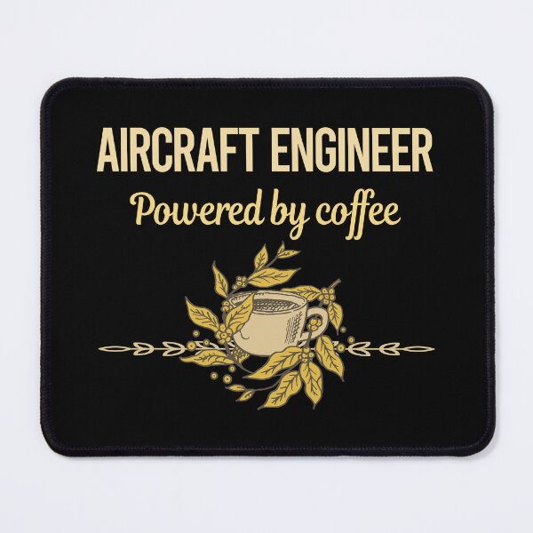 Item preview, Powered By Coffee Aircraft Engineer designed and sold by trinayolkcelia.