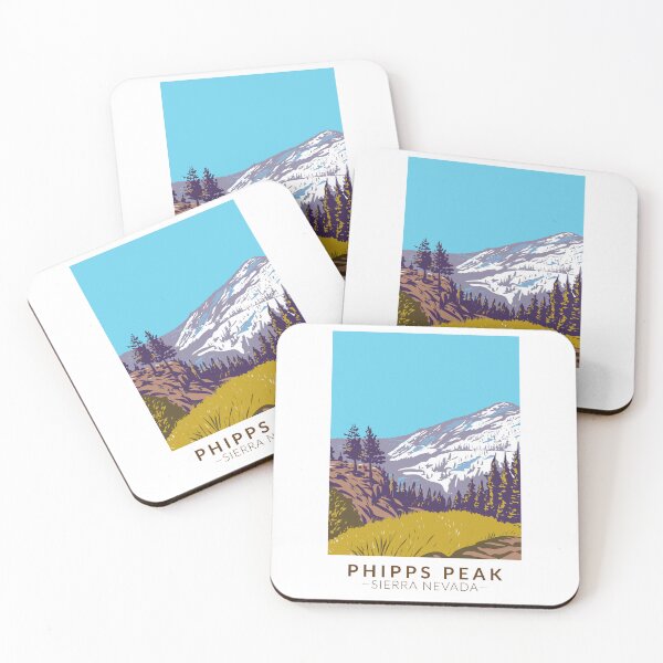 Item preview, Phipps Peak Sierra Nevada California Vintage designed and sold by KrisSidDesigns.