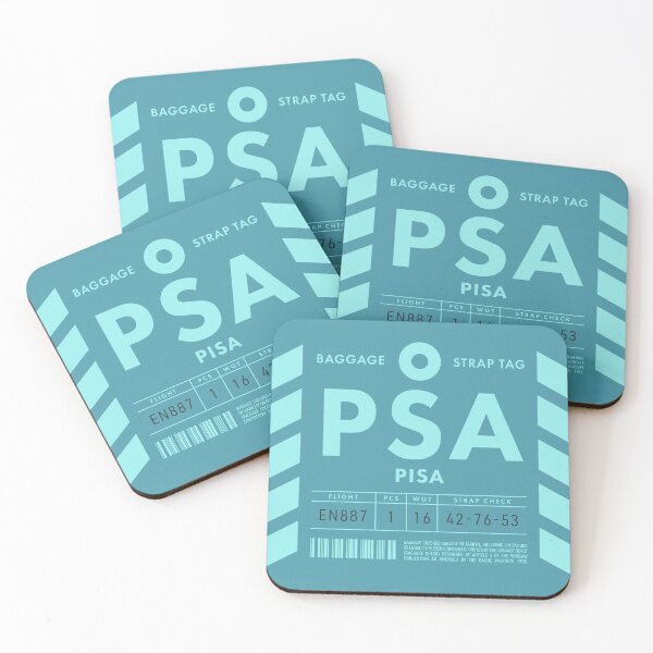 Artikelvorschau, Luggage Tag D - PSA Pisa Italy entworfen und verkauft von VoodooCircus.