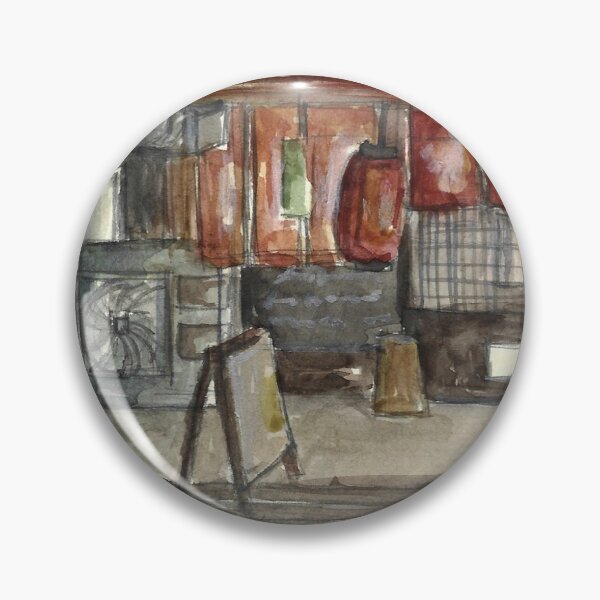 Item preview, Japanese Ramen Shop - Watercolor Painting designed and sold by melsbtw.