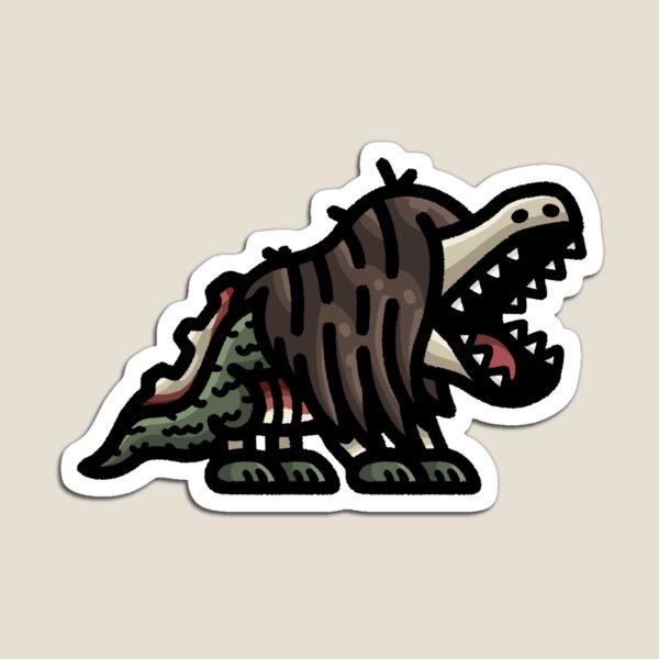 SCP-682 'Scarily Cute Pests' Magnet for Sale by WarFang-Arts