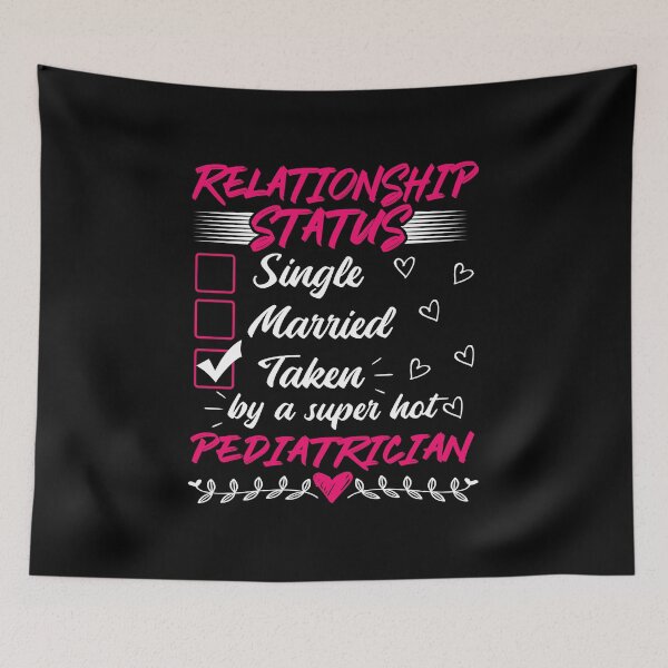Item preview, Funny His and Her Gift Idea Pediatrician Relationship Status designed and sold by haselshirt.
