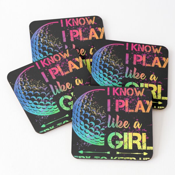 Item preview, I Know I Play Like a Girl - Try To Keep Up designed and sold by Lonesome-Fox.