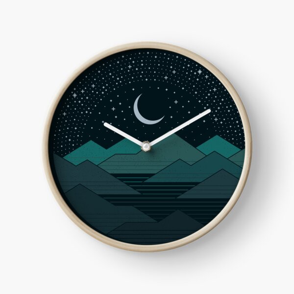 Between The Mountains And The Stars Clock