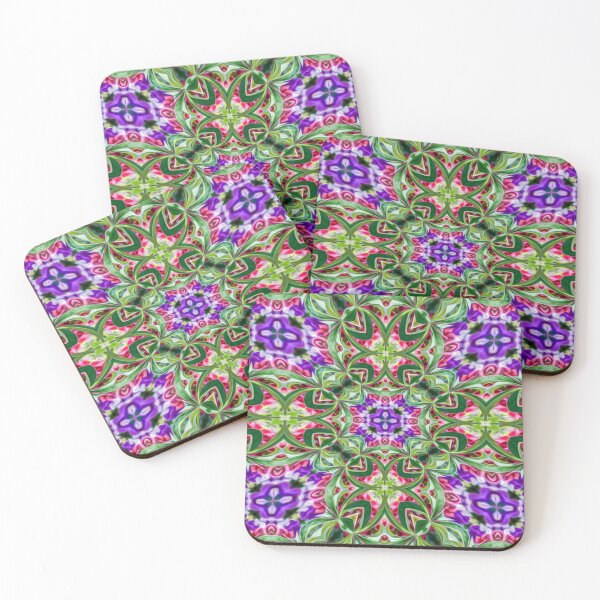 Item preview, Purple flower pattern designed and sold by Patternflower.