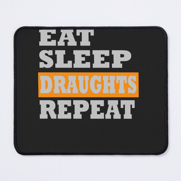 Item preview, Draughts Eat Sleep Repeat designed and sold by indahyanimake.