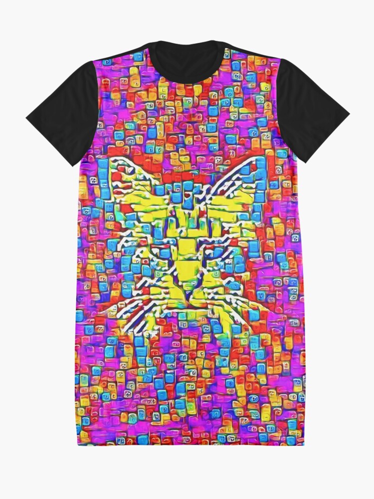 Alternate view of Lemon Cat Graphic T-Shirt Dress