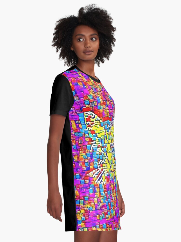 Alternate view of Lemon Cat Graphic T-Shirt Dress