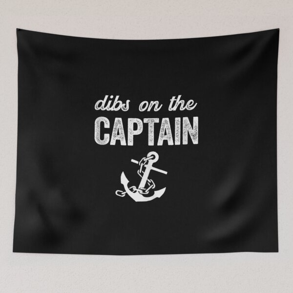 Item preview, Funny Captain Wife Dibs on the Captain designed and sold by CarlFio.