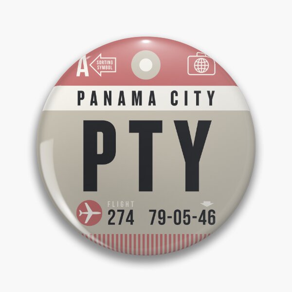 Item preview, Luggage Tag A - PTY Panama City designed and sold by VoodooCircus.