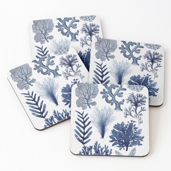 Item preview, Seaweeds And Corals Collection in Blue designed and sold by galdesign.