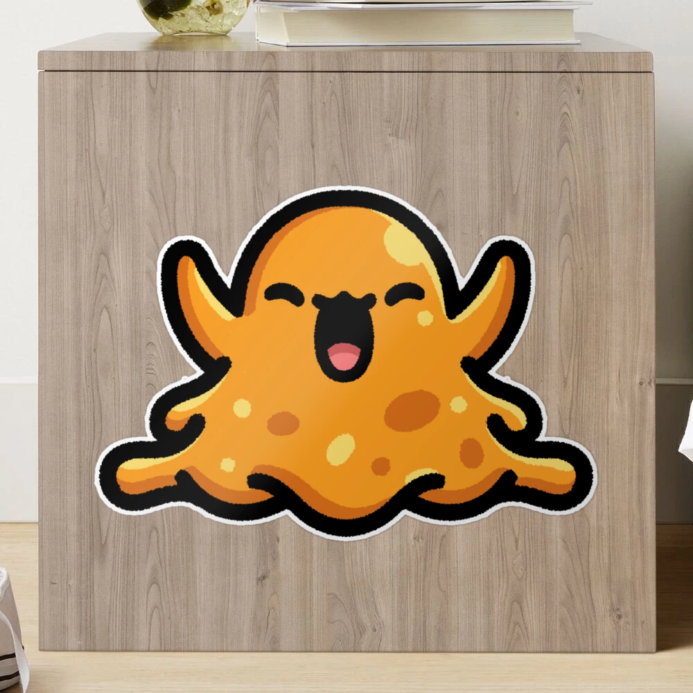 SCP 999 The Tickle Monster - hug monster slime chibi kawaii cute cartoon  art design | Sticker