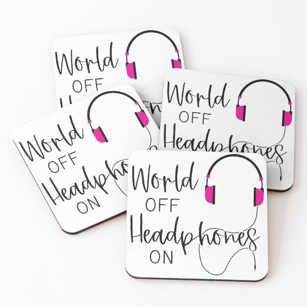 Item preview, World off, headphones on designed and sold by Finde.