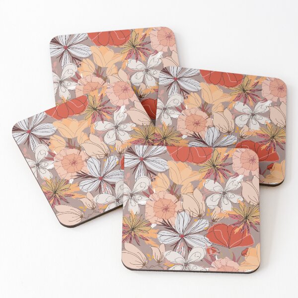 Item preview, Flores Tonos Nude designed and sold by missoundream.