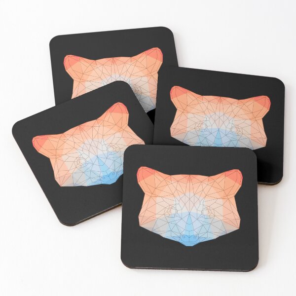 Item preview, Raccoon Geometric Triangle Polygon designed and sold by franktact.